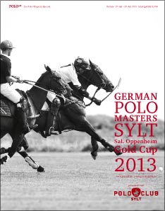 Polo+10 Turniermagazin zum German Polo Masters Sylt Titelseite