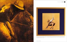 Polo-Kunst des Malers Michael Hotz