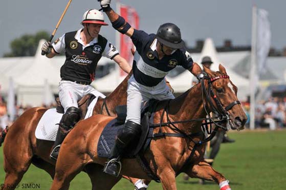 Finale beim 16. German Polo Masters Sylt Sal Oppenheim Goldcup zwischen Lanson und Sal Oppenheim