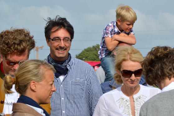 Michael Hotz und Frauke Ludowig beim German Polo Masters Sylt 2013