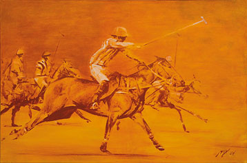 Polo Kunst Gem&auml;lde
